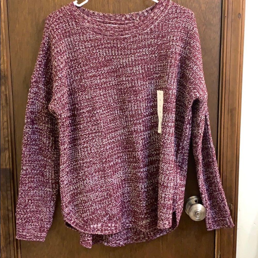Burgundy sweater